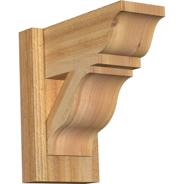 Ekena Millwork Funston Traditional Rough Sawn Outlooker, Western Red Cedar, 6"W x 12"D x 12"H OUT06X12X12FST01RWR - main